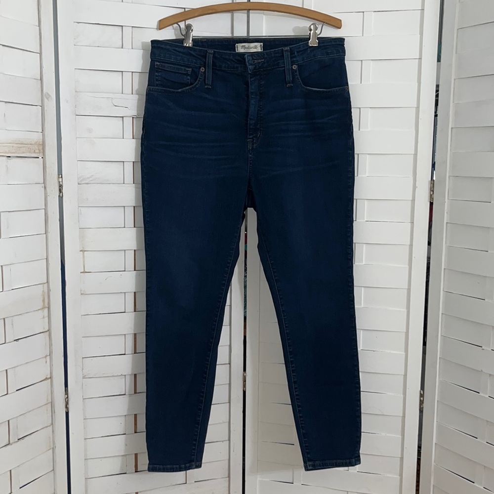 Madewell curvy high-rise skinny in hayes wash style k4312 size 32p